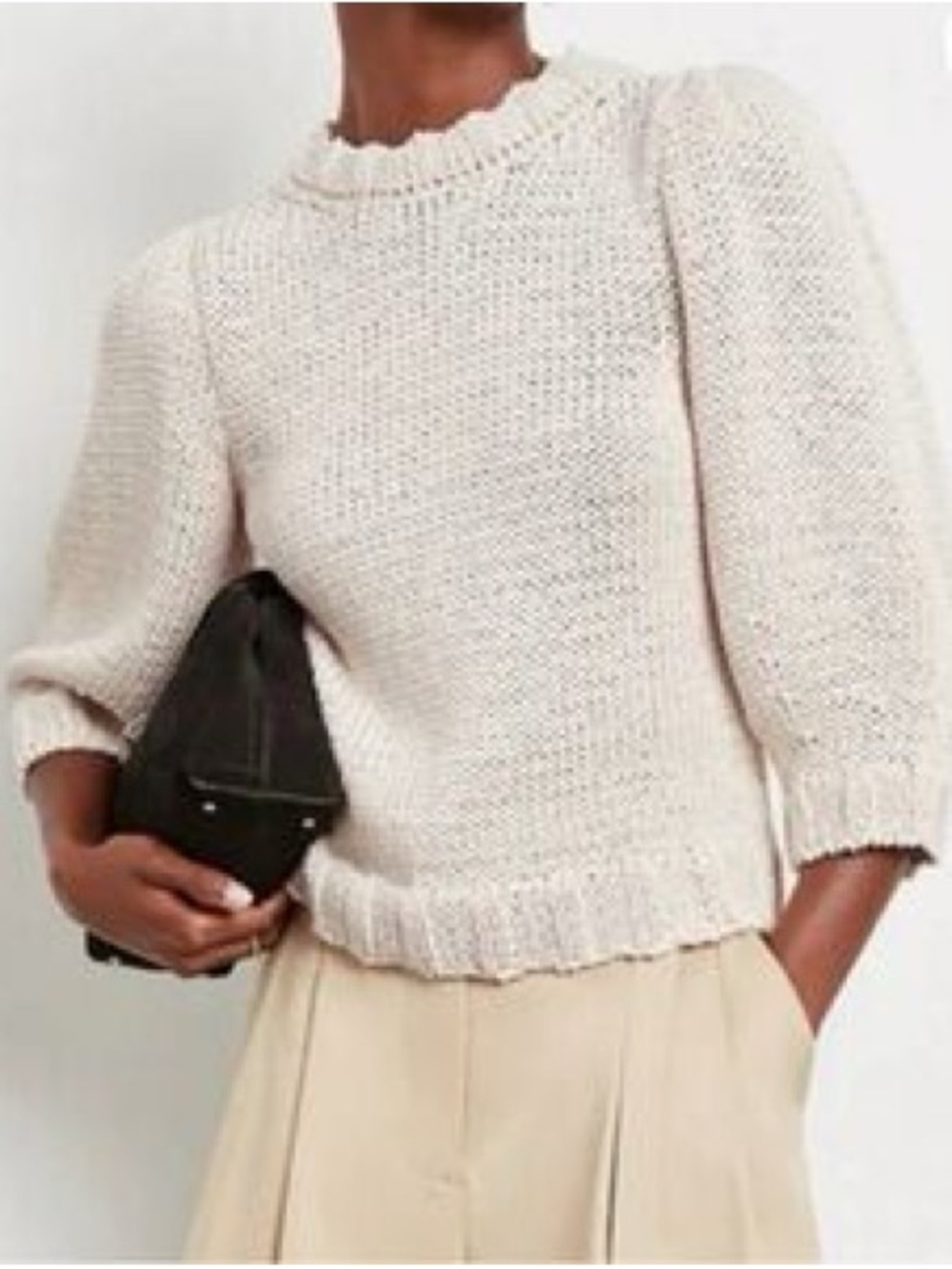 Goop One And Done Sweater SzXL Cream Like New